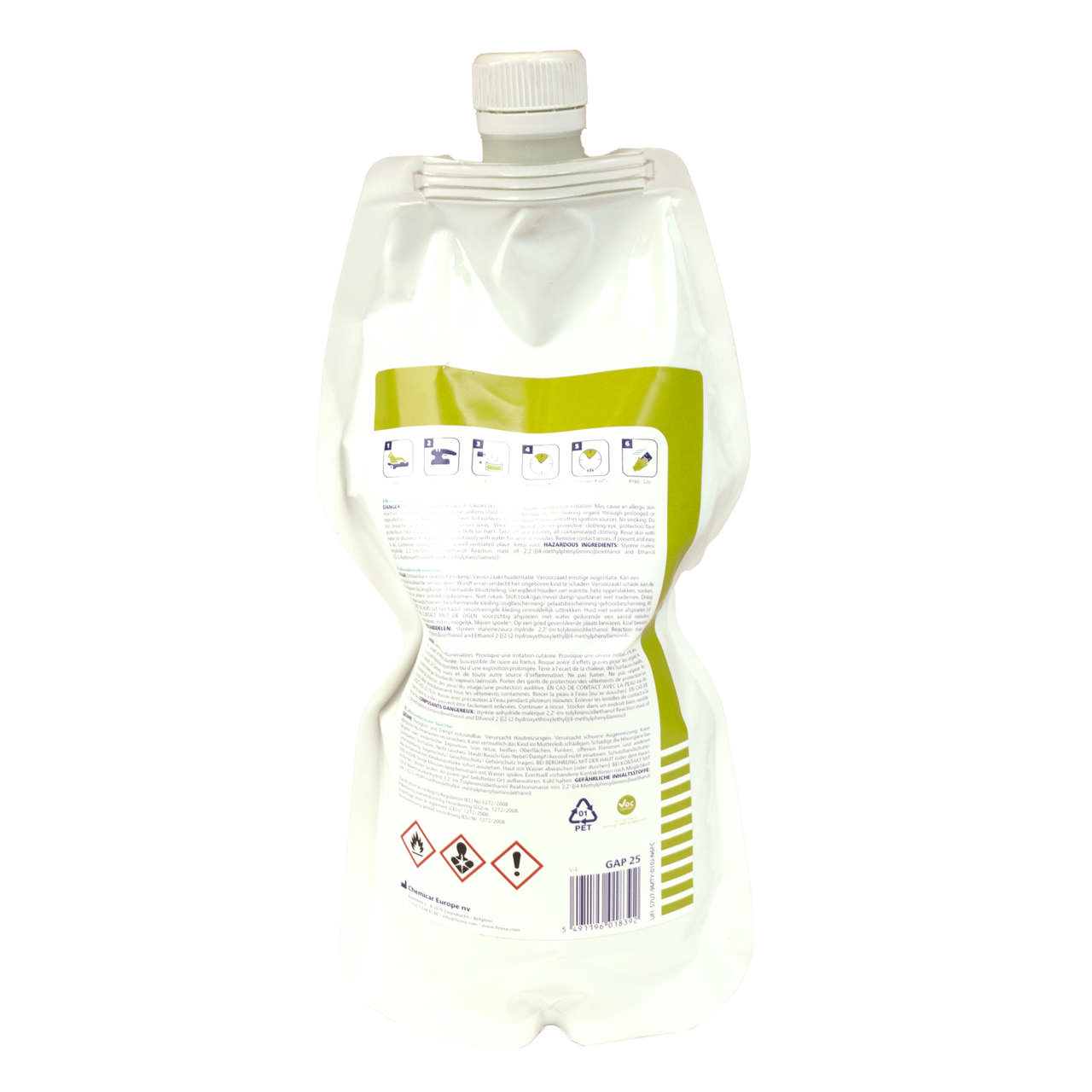 GAP 25 - Zelfnivellerende plamuur – 1kg + verharder