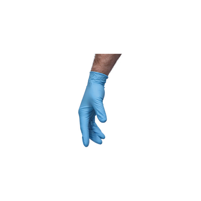 GCN 09 - Guantes desechables de nitrilo azul L - 100 udes.