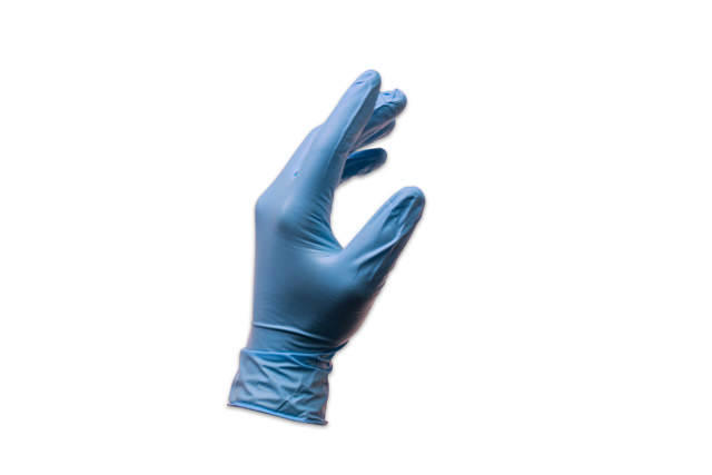GCN 09 - Guantes desechables de nitrilo azul L - 100 udes.