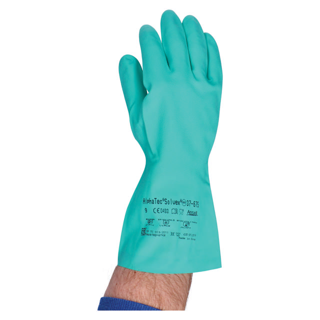 GLC 09 - Nitril handschoenen groen L - 12 paar