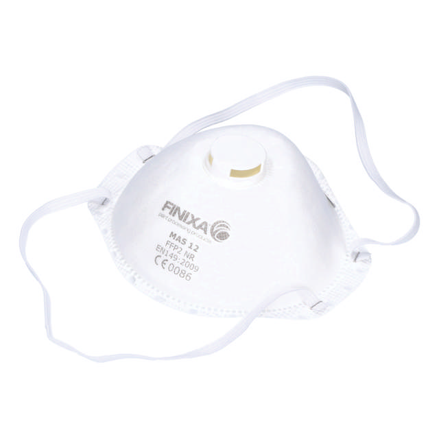 MAS 12 - stofmasker P2 met ventiel - 15st.