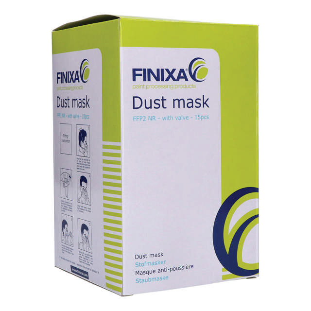 MAS 12 - stofmasker P2 met ventiel - 15st.