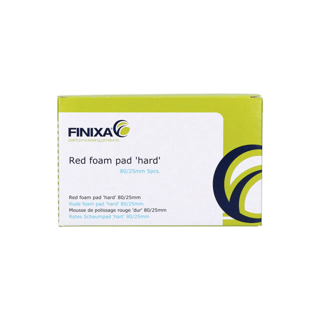 POP 318 - Red foam pad 'hard' 180/30mm - 2p.