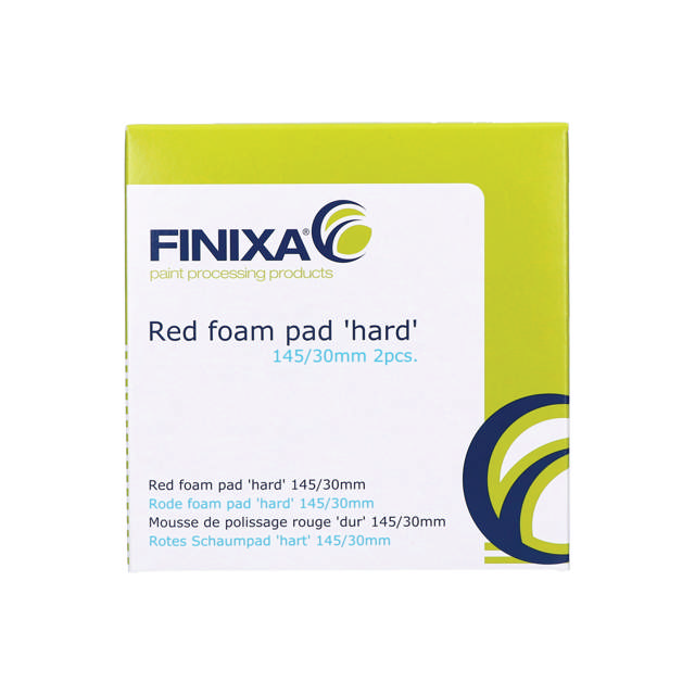 POP 318 - Red foam pad 'hard' 180/30mm - 2p.