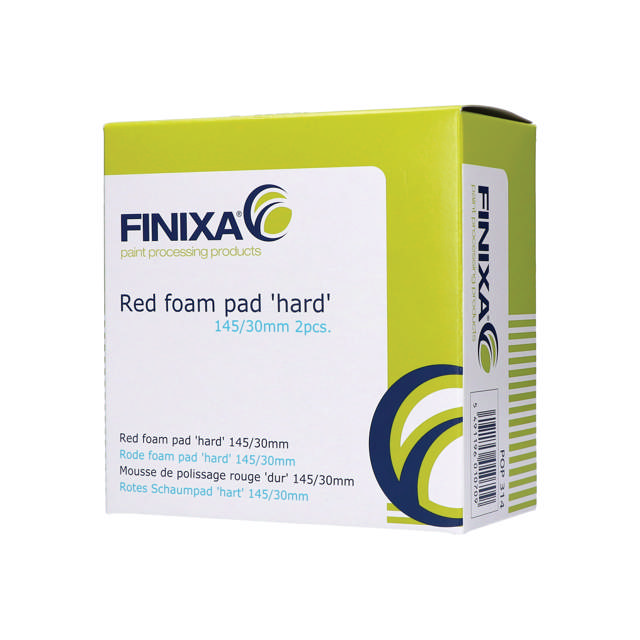 POP 318 - Red foam pad 'hard' 180/30mm - 2p.