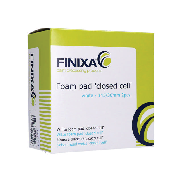 POP 518 - White foam pad 'closed cell' 180/30mm - 2s.