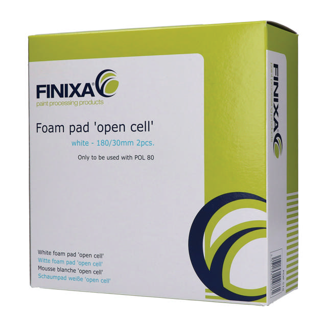 POP 518 - White foam pad 'closed cell' 180/30mm - 2s.