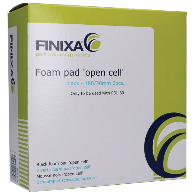 POP 918 - Black foam pad 'closed cell' 180/30mm - 2 p.