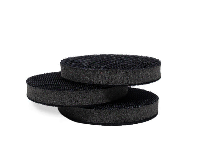 SAM 39M - Sanding pad soft velcro - 10mm - no holes Ø75mm - 3p.