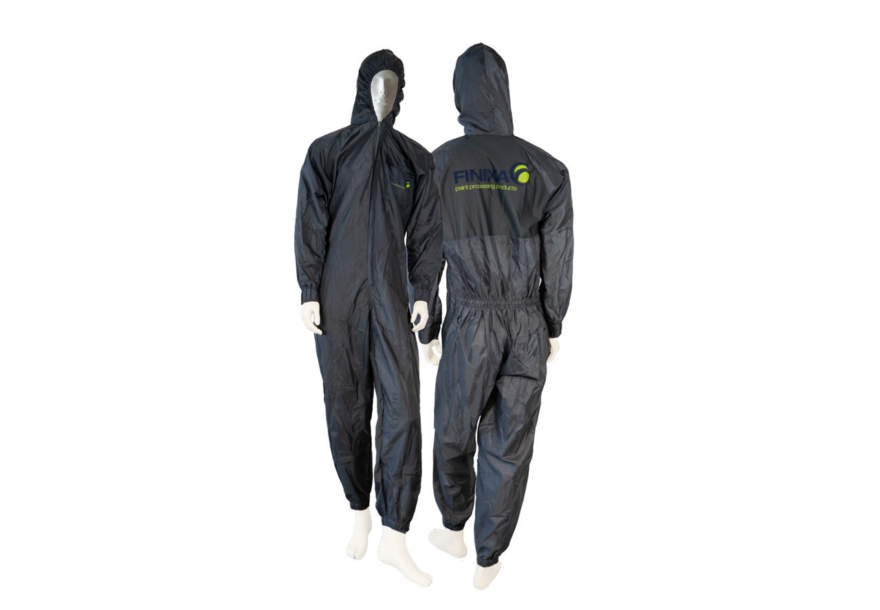 SOG - Polyester spray overall grey knee protection