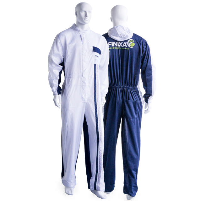 PHO 09 - High-tec spray overall white/blue - L