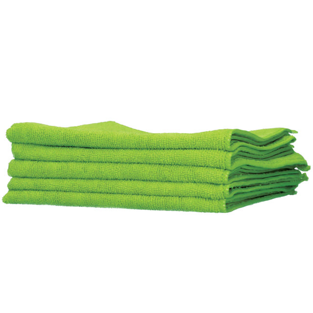 POL 40 - Microfiber cloth green 40x40cm 5p.