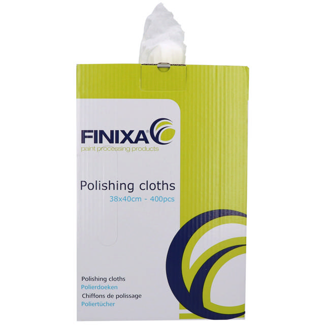 SOF 11 - Polishing cloths 380mm x 400mm in dispenser box 400p.