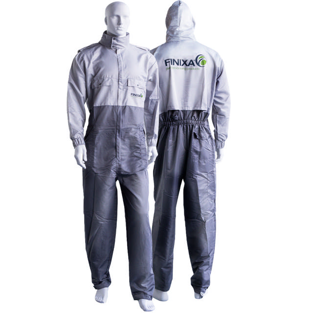 TCO 12 - Teflon carbotec spray overall grey - XXXL 62-64