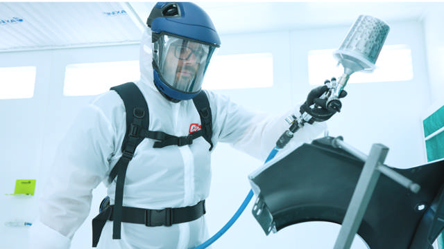 Novità: Tuta Per Verniciatura in Nylon Rivestito in Pu Colad - Cat Iii Tipo 6