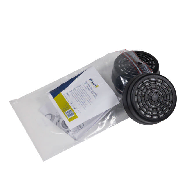 MAS 03 - Cartouche anti-poussières et gaz A2,P3 p. masque protect.-2p