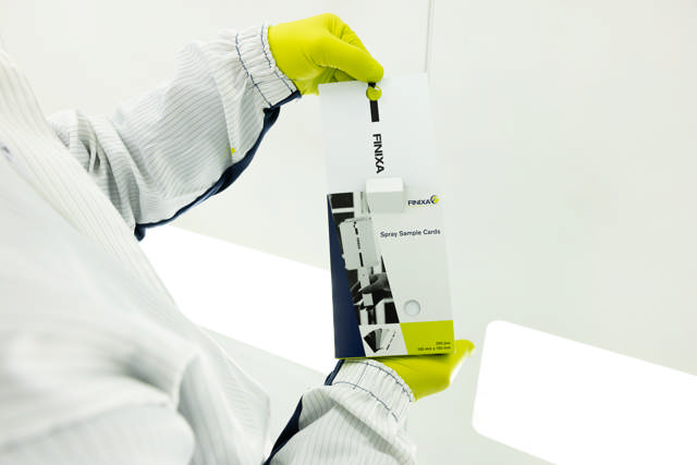 SSC 01 - Spray sample card - white - 250p.