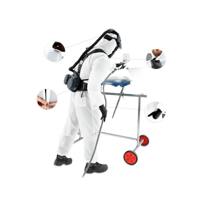 PU-beschichteter Nylon-Lackieranzug - Kat. III Typ 6