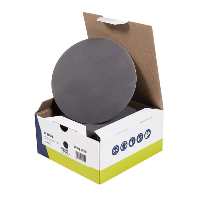 SPDQ - Disco foam velcro Ø150 mm - sin agujeros 10 udes.